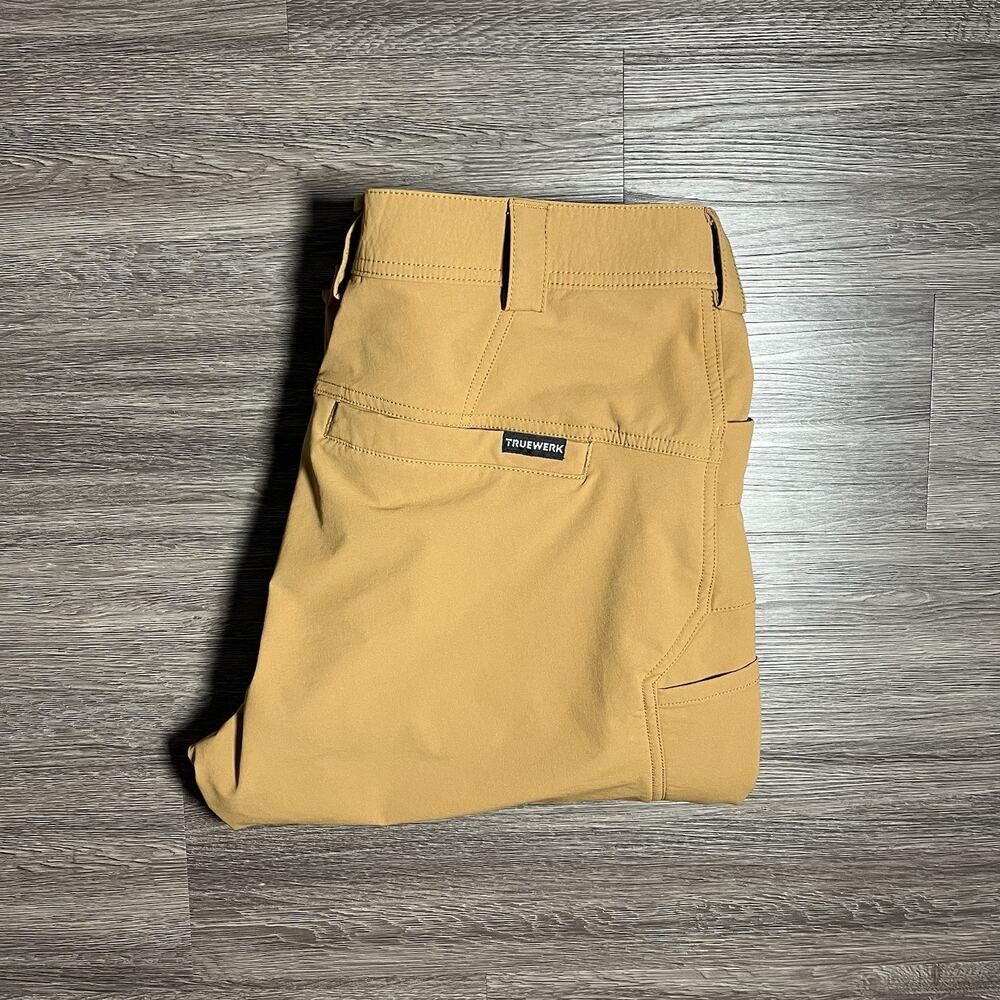 TRUEWERK T2 WerkPant Men's 36x32 Sand Stretch Technical Utility Work Pants EUC - Picture 15 of 16